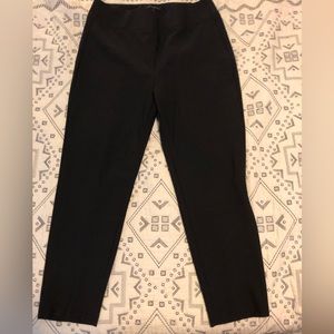 Banana Republic black side zip pants size 14P